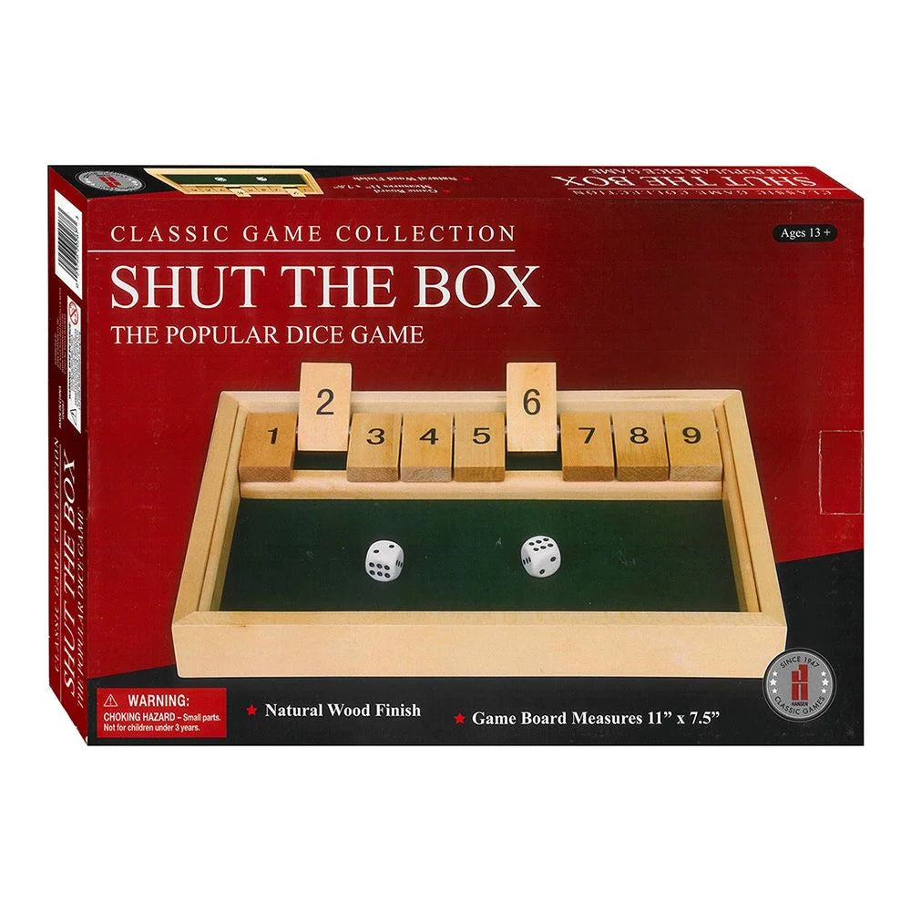 CLASSIC GAME SHUT THE BOX DICE GAME