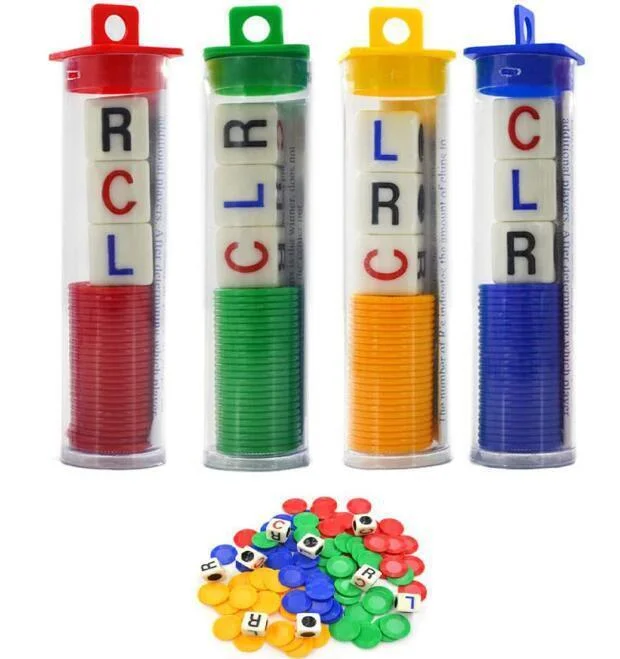 Left Center Right Dice Game Tube