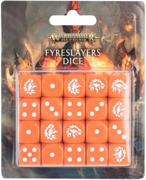 Age of Sigmar Fyreslayers Dice Set