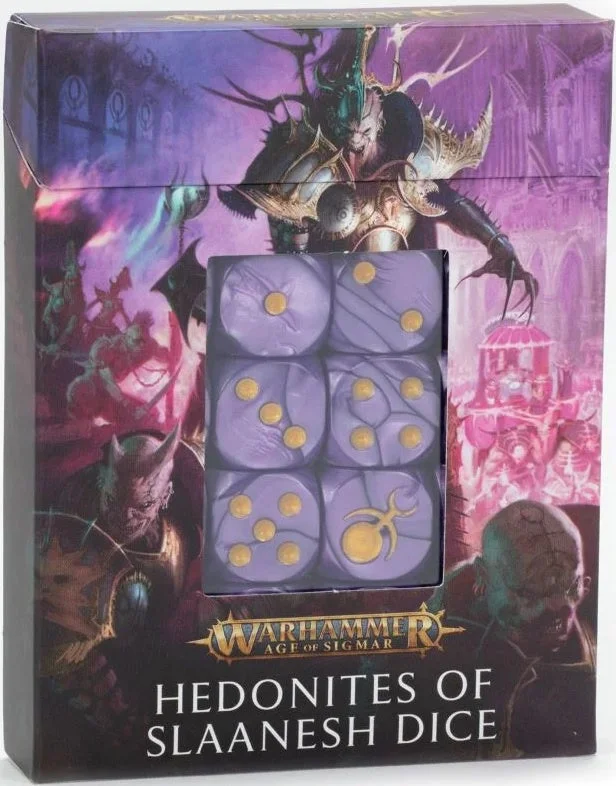 Age of Sigmar Hedonites of Slaanesh Dice Set  83-94