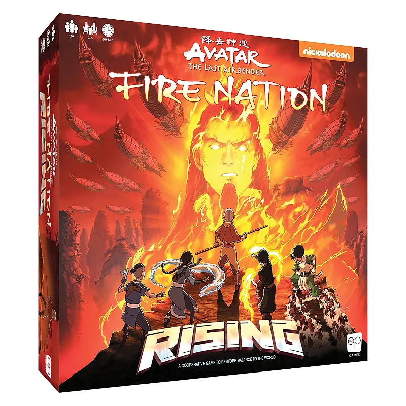 Avatar The Last Airbender Fire Nation Rising Board Game