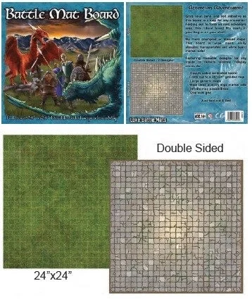 Battle Mat Board Grass/Flagstone