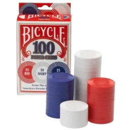 Bicycle Plastic Poker chips 100