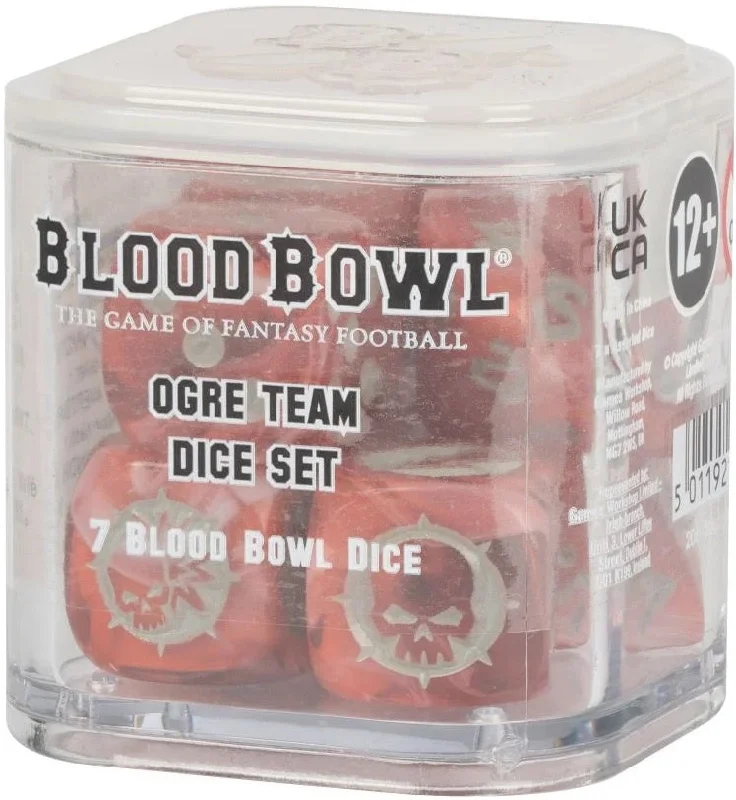 Blood Bowl Ogre Team Dice Set