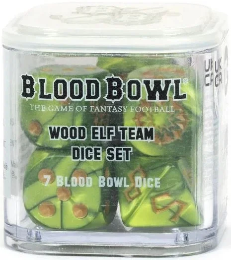 Blood Bowl Wood Elf Team Dice Set