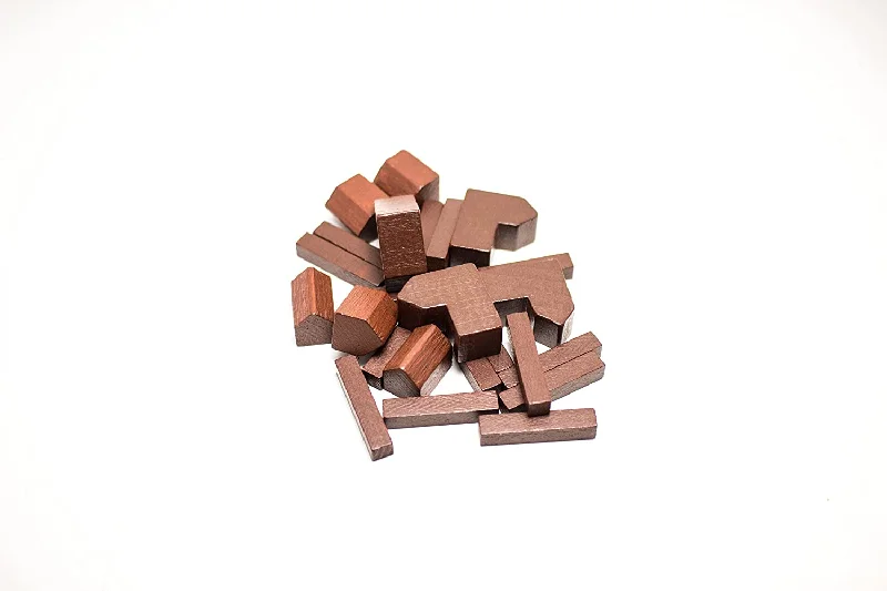 Catan Wood Replacement Pieces - Brown