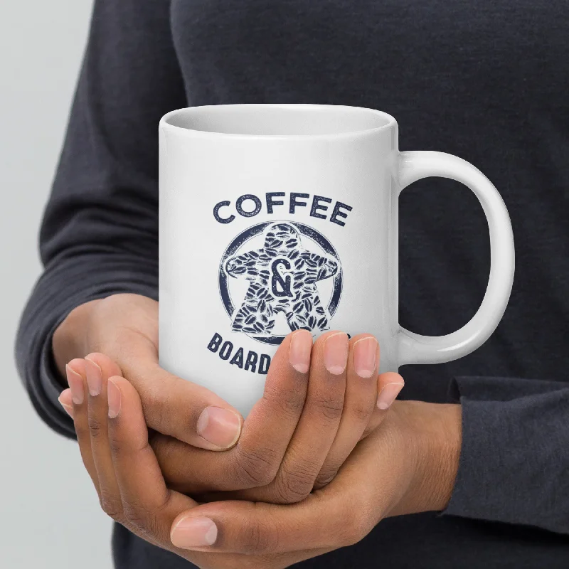 Coffee Bean Meeple Board Game Ceramic Mug