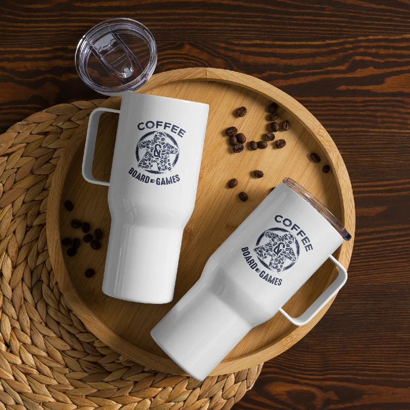 Coffee Bean Meeple Board Game Travel Mug