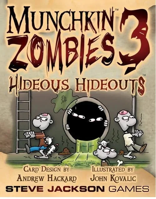 Munchkin Zombies 3 Hideous Hideouts - Steve Jackson Games