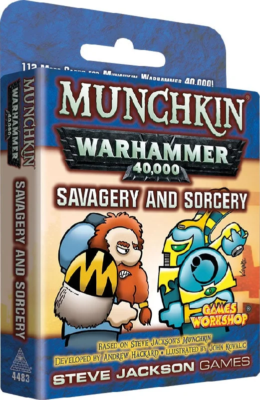 Munchkin Warhammer 40K Savagery and Sorcery Expansion - Steve Jackson Games