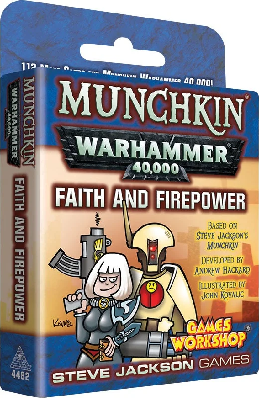 Munchkin Warhammer 40K Faith and Firepower Expansion - Steve Jackson Games