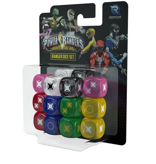 Power Rangers Heroes of the Grid: Ranger Dice Set - Renegade Games Studios