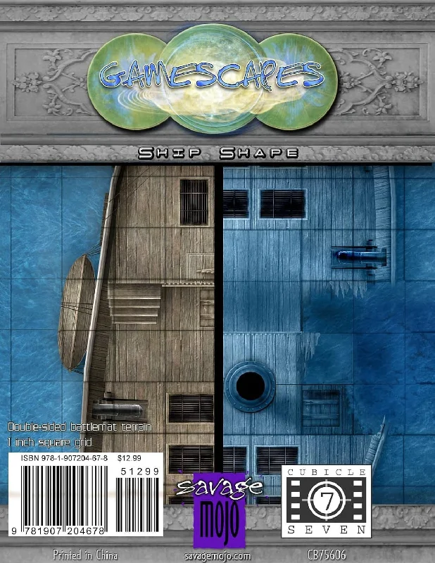 Ship Shape Gamescapes double sided Battlemat - Cubicle 7