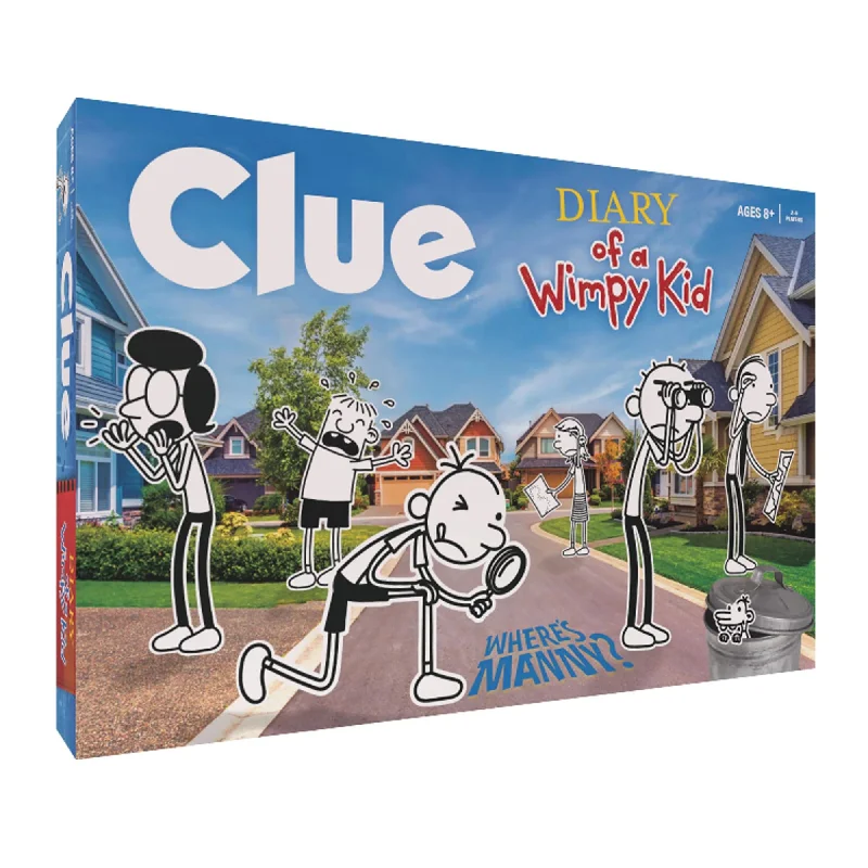 Diary Of A Wimpy Kid Clue Board Game