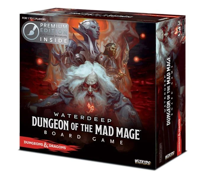 Dungeons & Dragons: Dungeon of the Mad Mage Adventure System Board Game Premium Edition