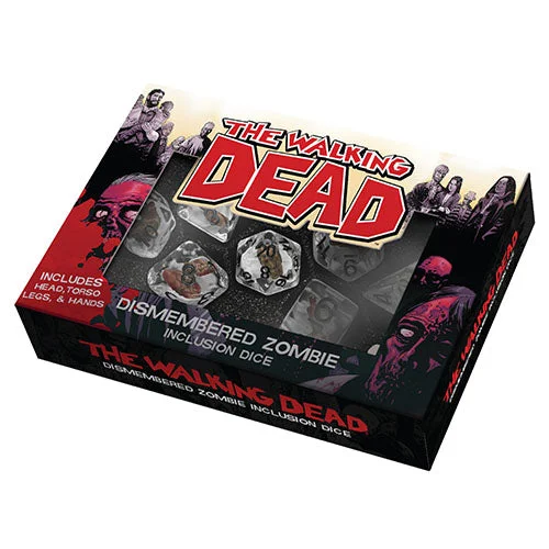 Fanroll: The Walking Dead Dismembered Zombie - Resin Poly Dice Set (PREORDER)