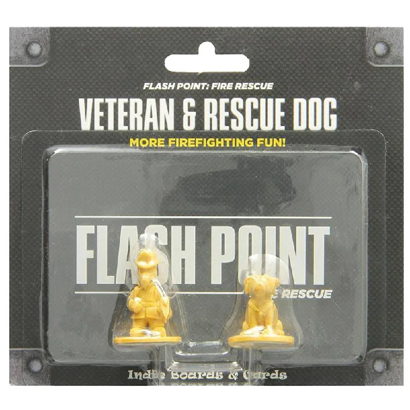 Flash Point Fire Rescue Veteran and Rescue Dog Expansion Pack Board Game