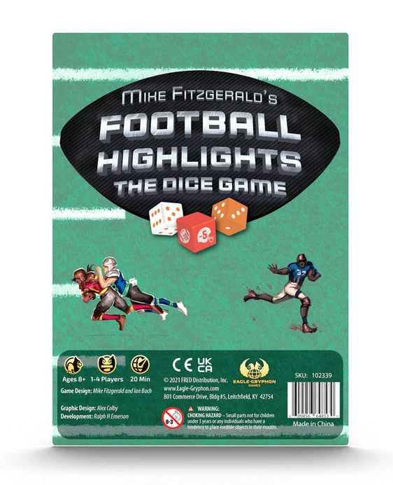 Football Highlights: The Dice Game (SEE LOW PRICE AT CHECKOUT)