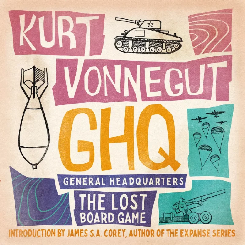 GHQ: General Headquarters Kurt Vonnegut The Lost Board Game (Pre-Order)