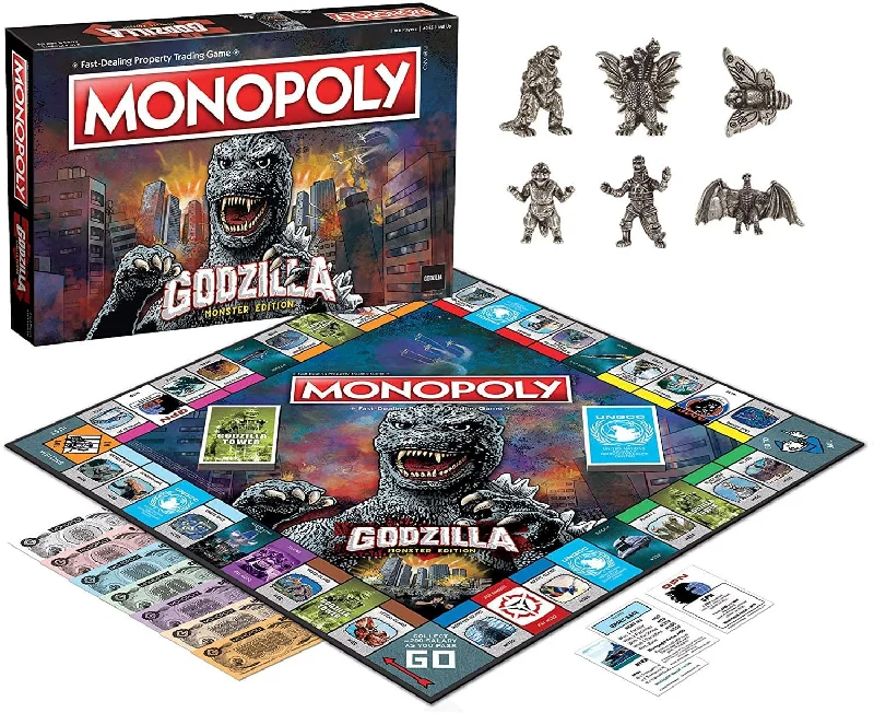 Godzilla Monopoly Board Game | For 2-6 Players