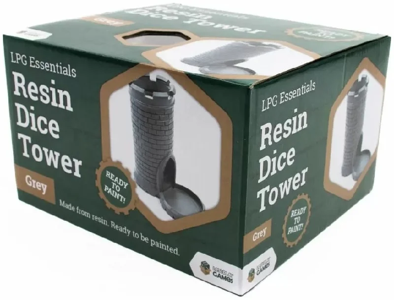 LPG Resin Dice Tower - Grey