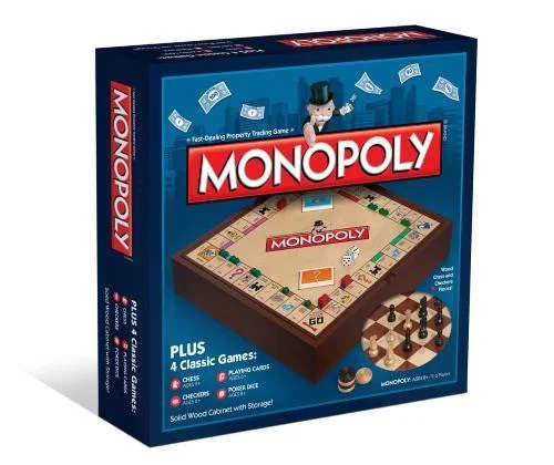 Monopoly + 4 Classic Games (Montreal, In-store or Pickup ONLY)