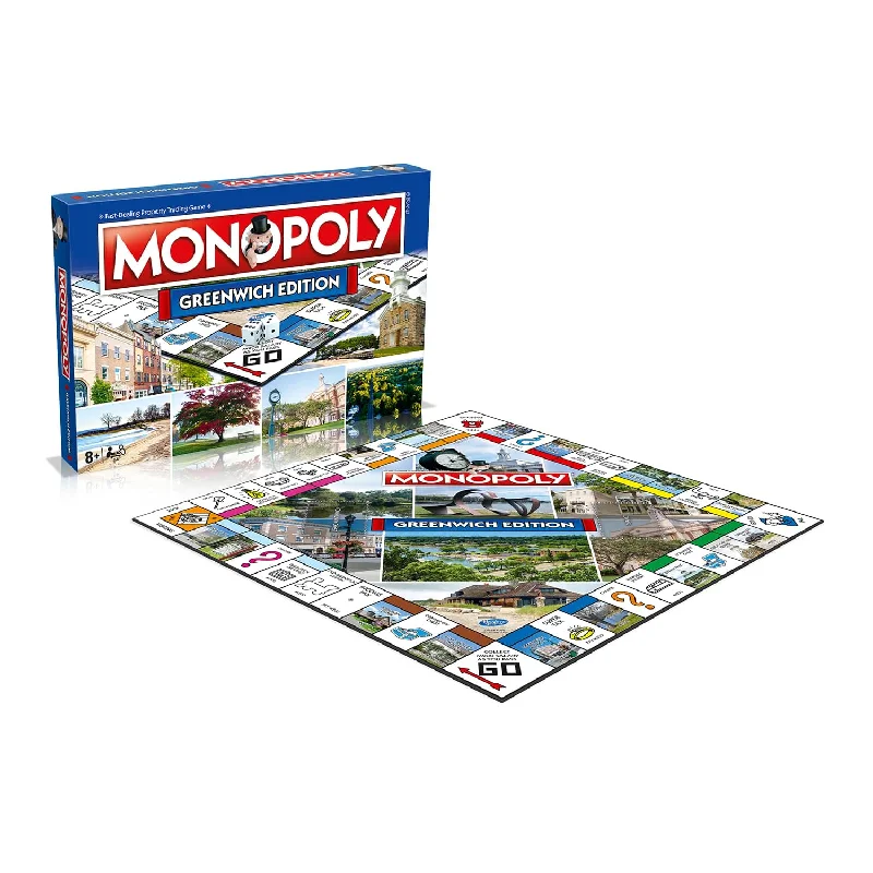 Monopoly Greenwich Edition Family Board Game | 2-6 Players