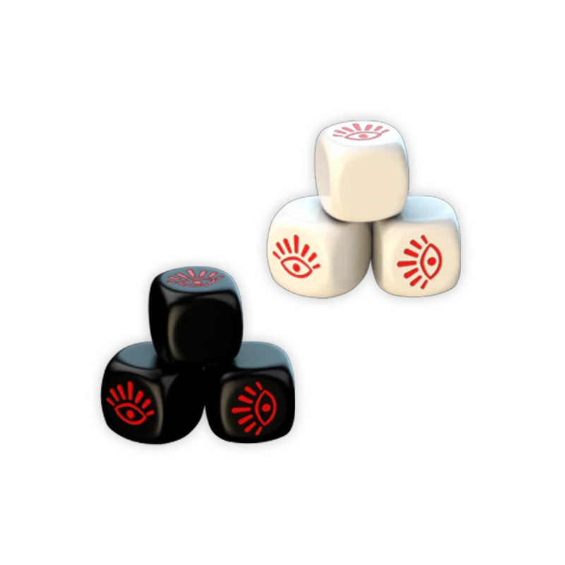 One More Quest – Custom Eyecon Dice Set