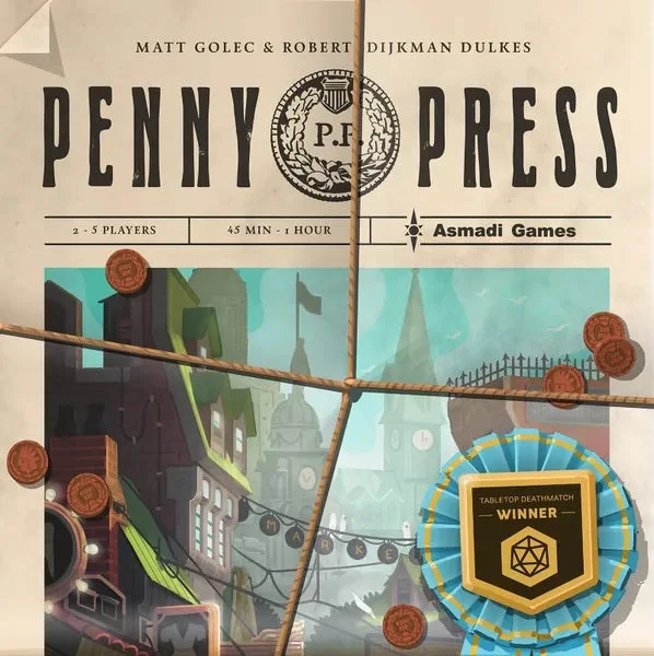 Penny Press Kickstarter Edition with Newspaper - Asmadi Games