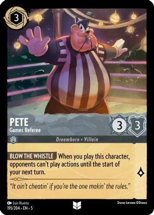 Pete - Games Referee (195/204) - Shimmering Skies Cold Foil [Uncommon]