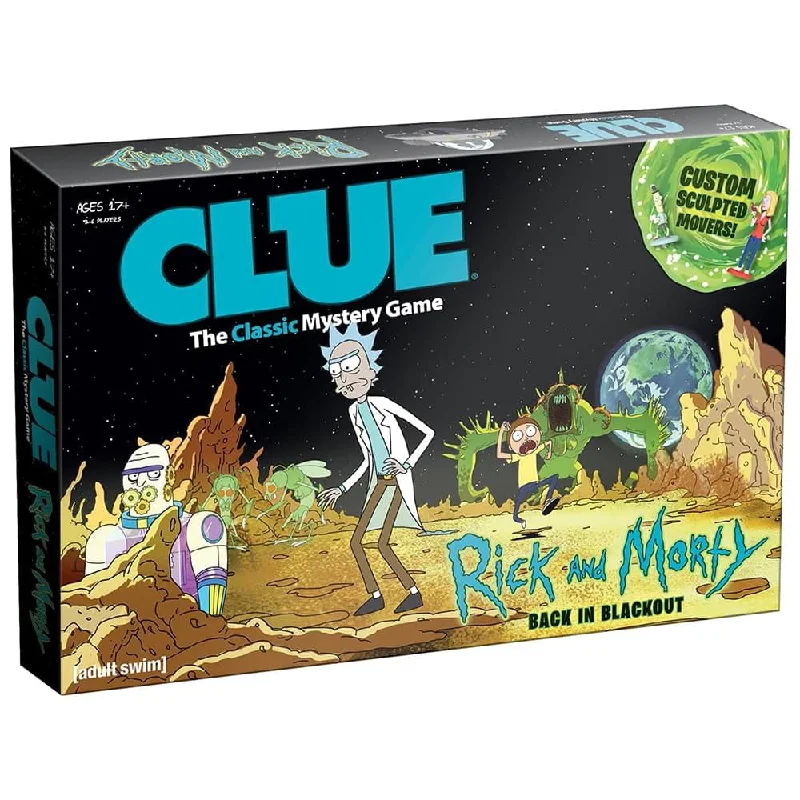 Rick and Morty Clue Board Game