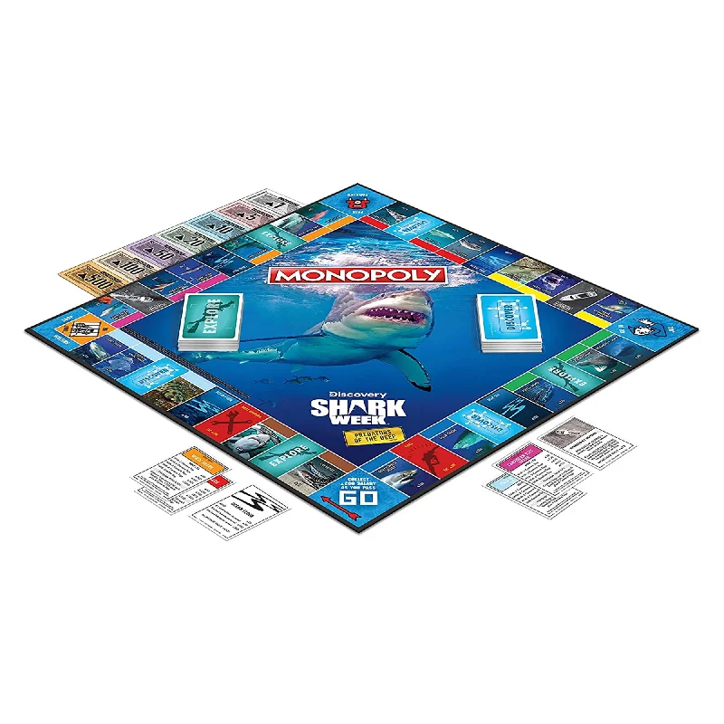 Shark Week Monopoly Board Game