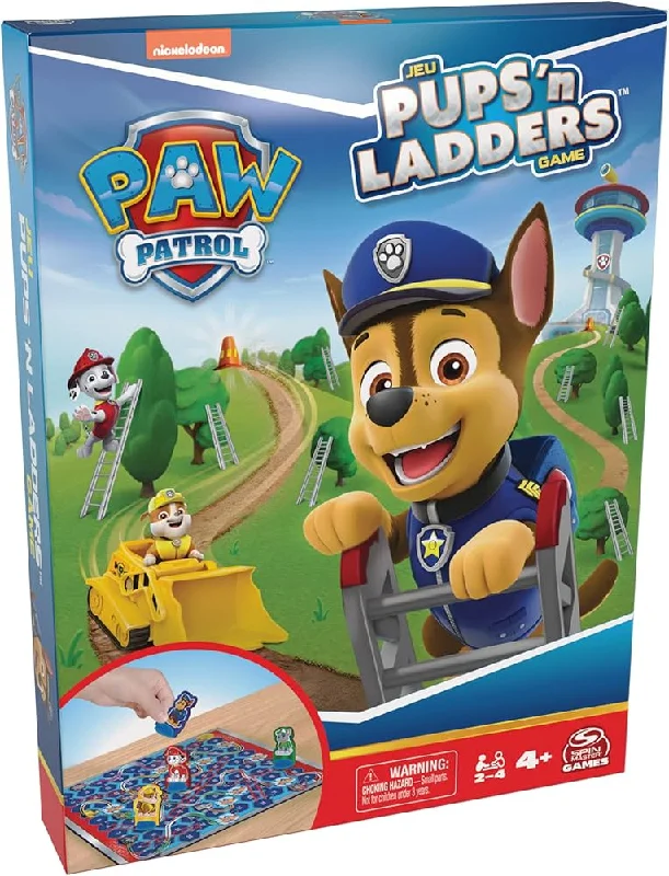 SPINMASTER: PAW PATROL - PUPS N LADDERS BOARD GAME