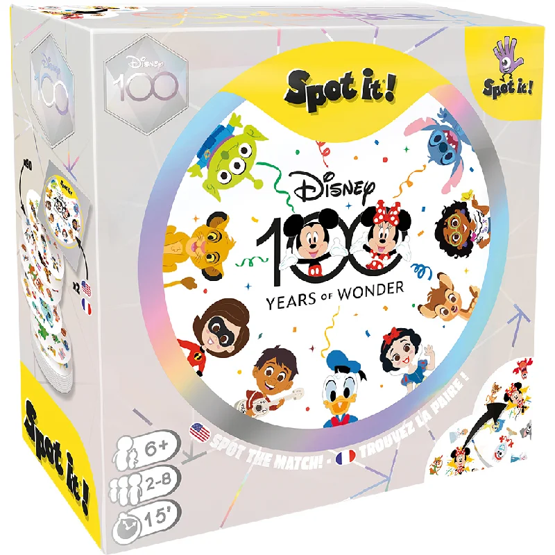 Spot It: Disney 100th Years of Wonder [Board Game]