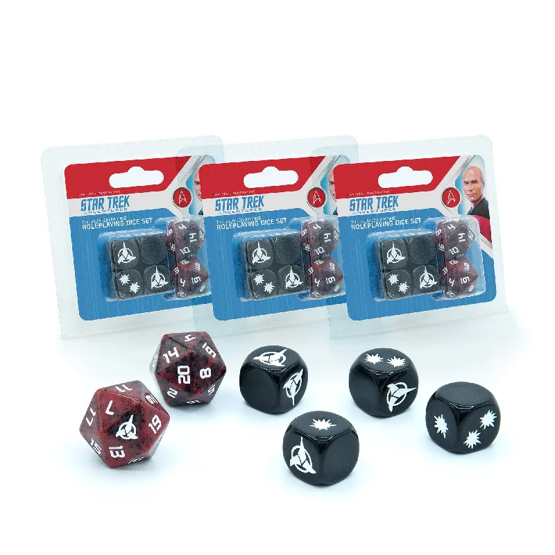 Star Trek Adventures - 3x Klingon Empire Dice Sets Bundle