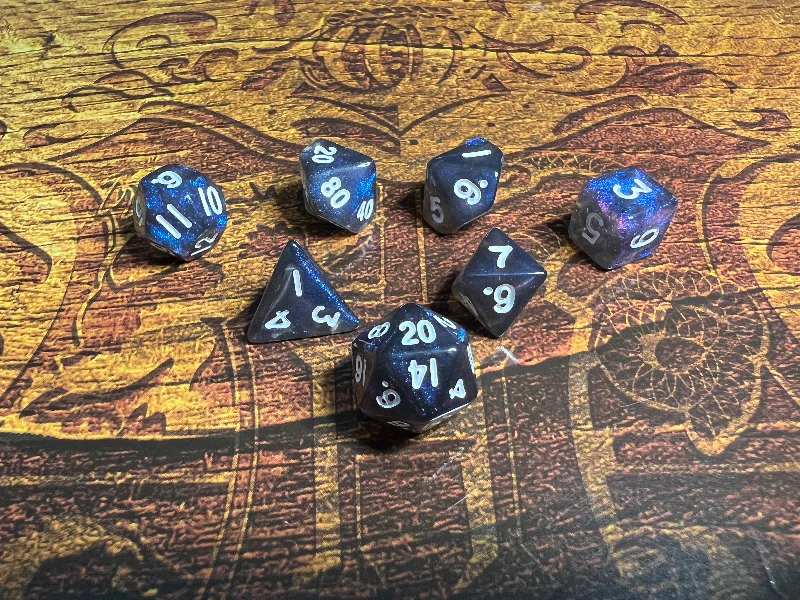 Stardust: Galaxy 10mm Mini Polyhedral Dice Set