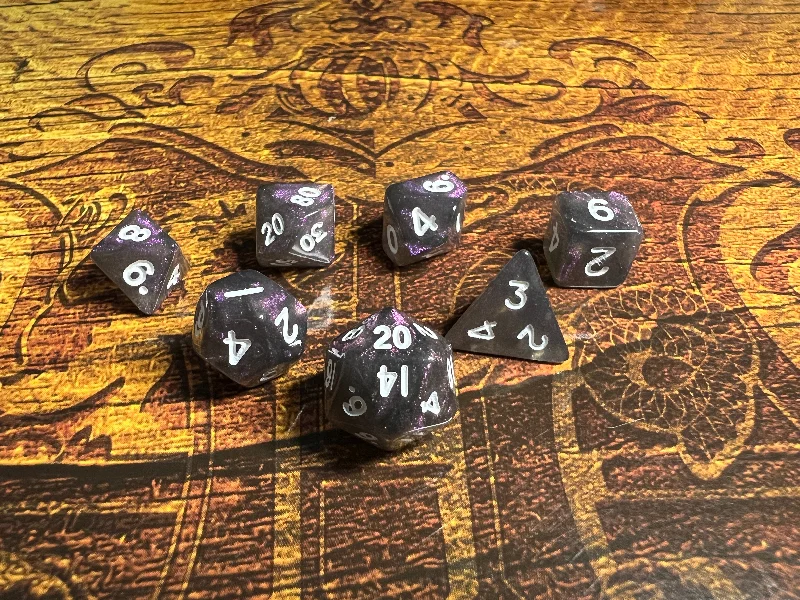 Stardust: Super Volcano 10mm Mini Polyhedral Dice Set