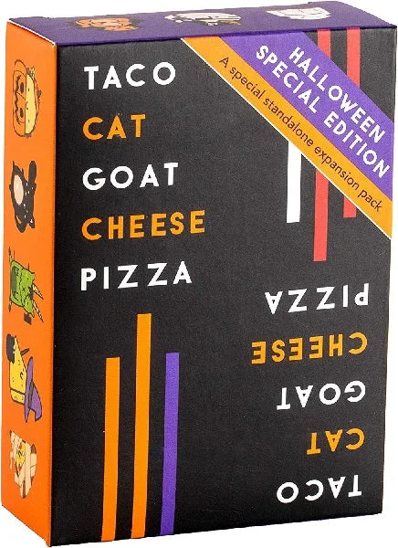 Taco Cat Goat Cheese Pizza Halloween Edition - Dolphin Hat Games