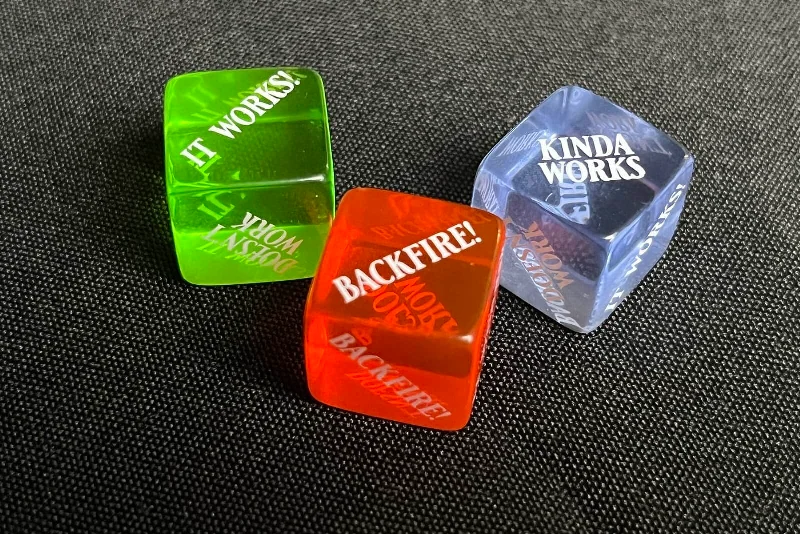 THE SHIVERS: COLORED DICE 3 PACK