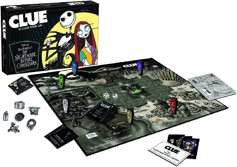 Tim Burton's The Nightmare Before Christmas Clue Board Game