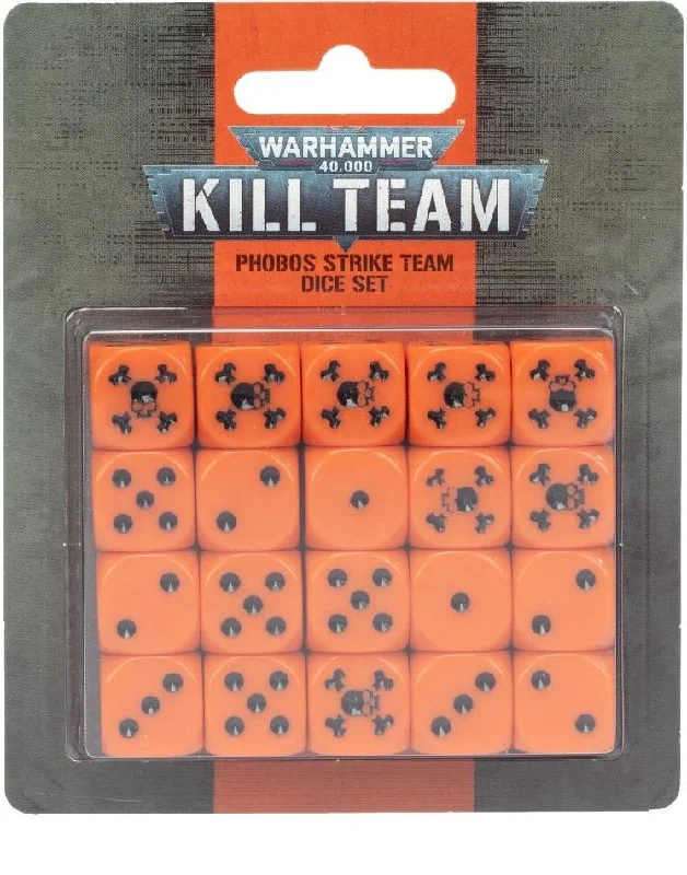 Warhammer 40,000 Kill Team Phobos Strike Team Dice Set ON SALE