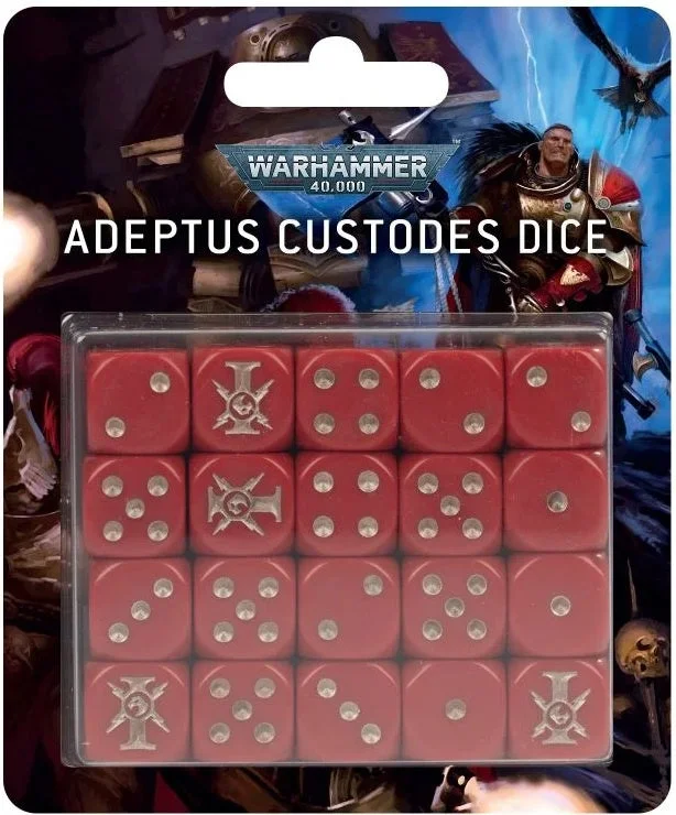 Warhammer 40K Adeptus Custodes Dice Set