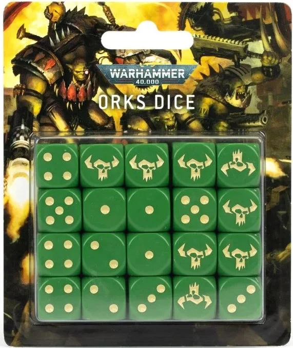 Warhammer 40K Orks Dice Set