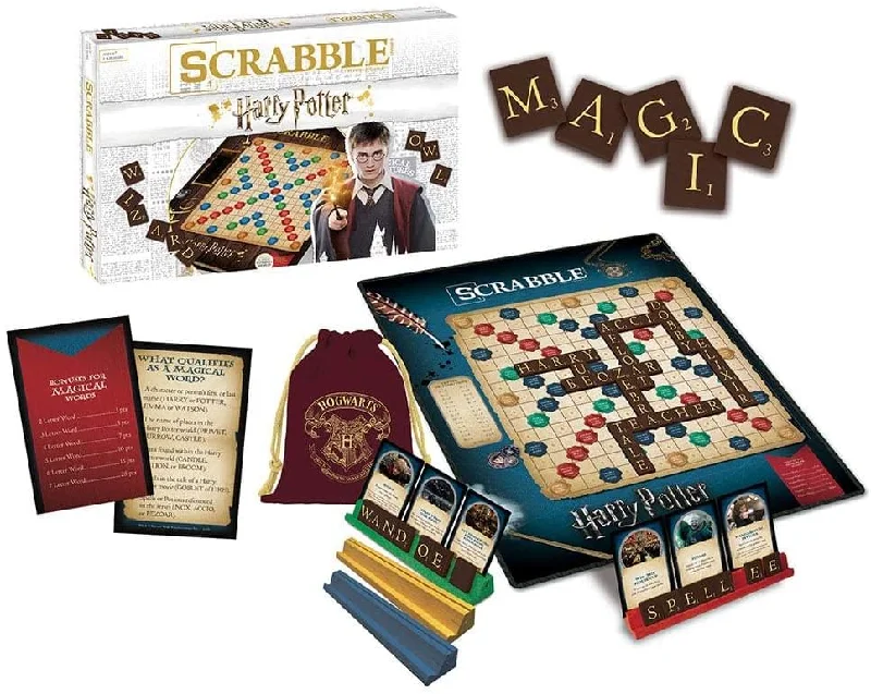 World of Harry Potter Scrabble Board Game | For 2-4 Players