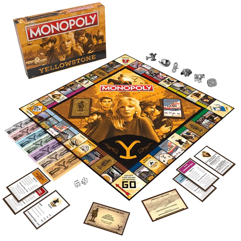 Yellowstone Monopoly Board Game