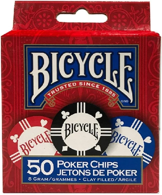 Bicycle - Clay Poker Chips 8 Gram (50ct)