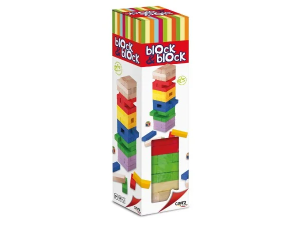 Cayro Games Block & Block Colours - FSC Wood