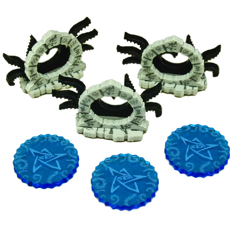 LITKO Cthulhu Mini Gate Markers Compatible with Arkham Horror Games (3)