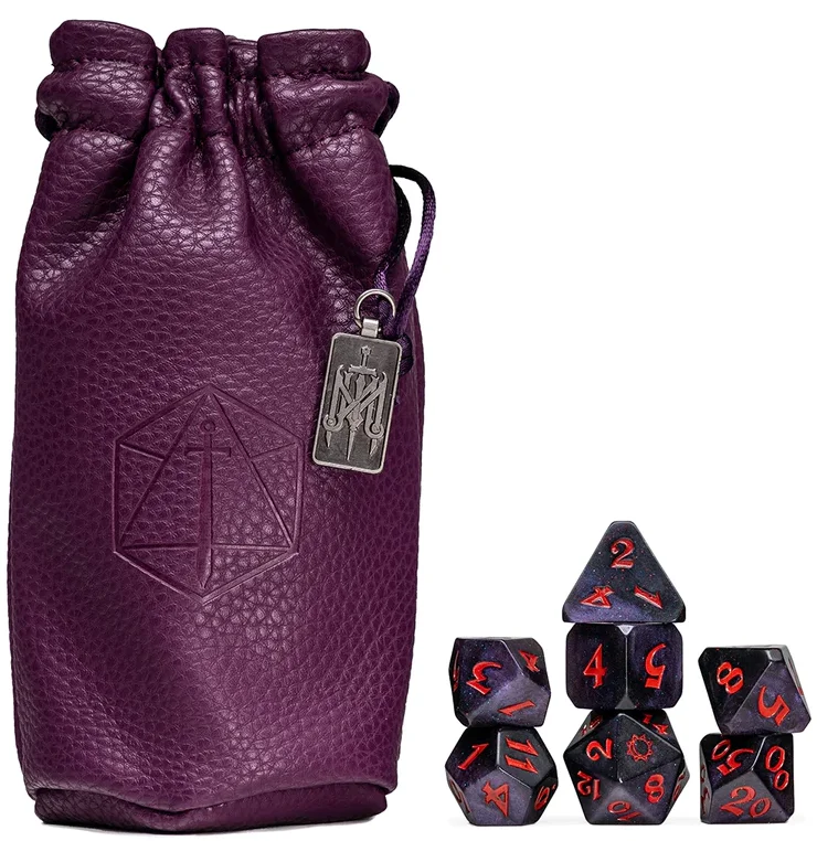 Darrington Press | Critical Role RPG Polyhedral Dice Set: Mighty Nein - Mollymauk Tealeaf [7ct]