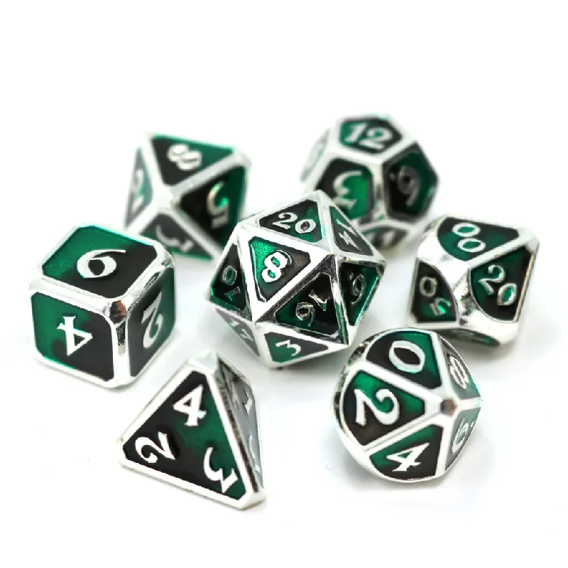 Die Hard Dice Metal RPG Polyhedral Dice Set - Mythica Dark Arts Blight [7ct]